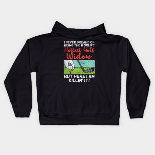 Hottest Golf Widow Kids Hoodie